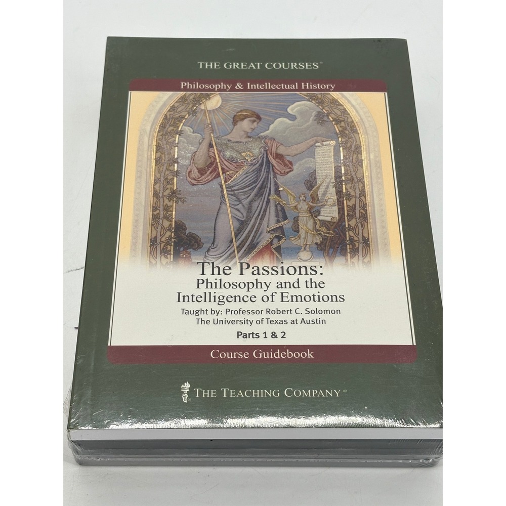 The Great Courses The Passions Philosophy & Emotions Parts 1-2 DVD Guidebook Set